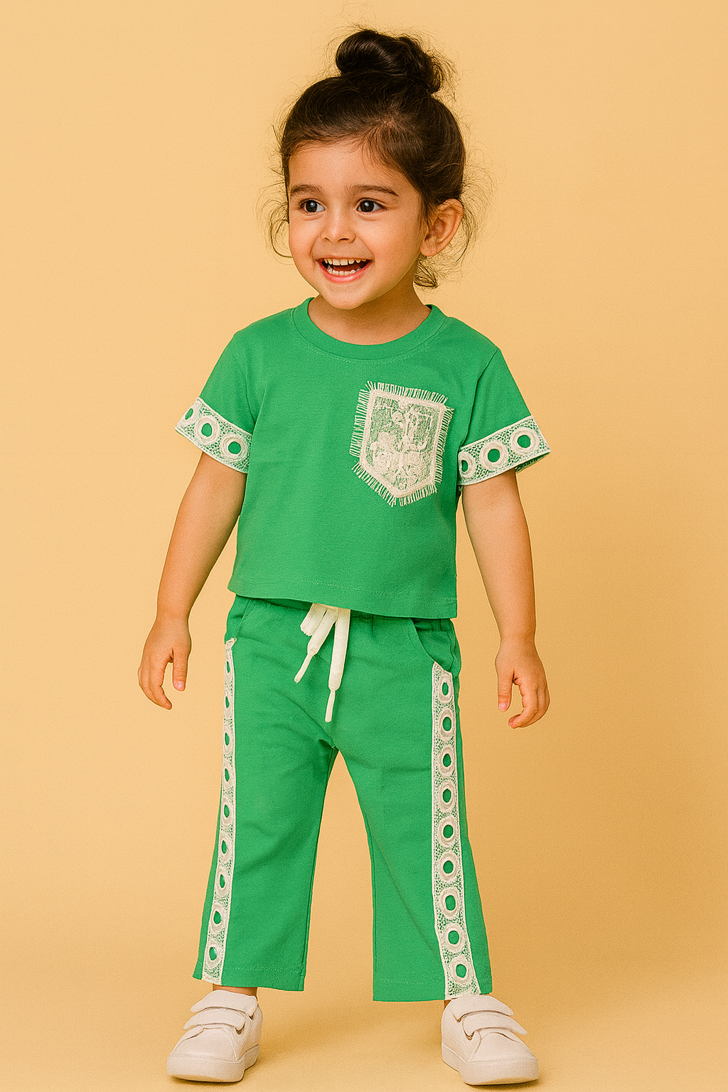 Kids Cotton Co-Ord Set (1–7 Years) – 4 Colours