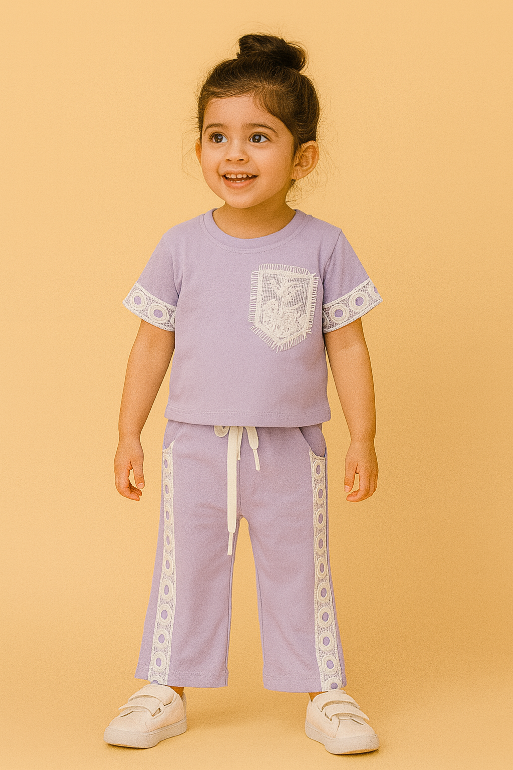Kids Cotton Co-Ord Set (1–7 Years) – 4 Colours