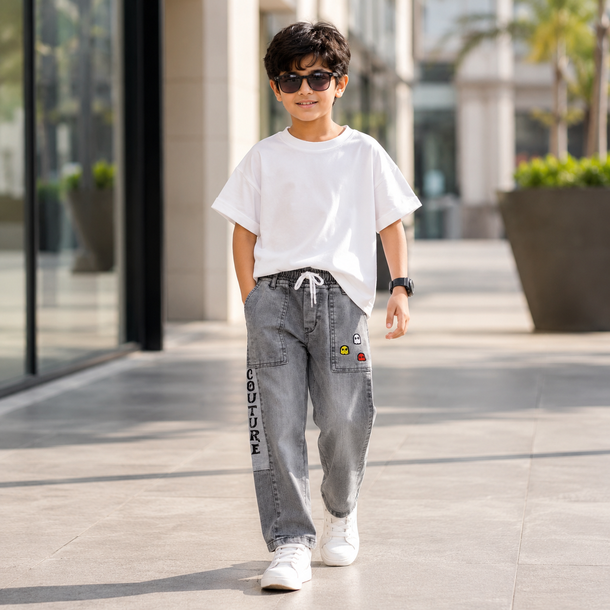 Grey Couture Denim Jeans