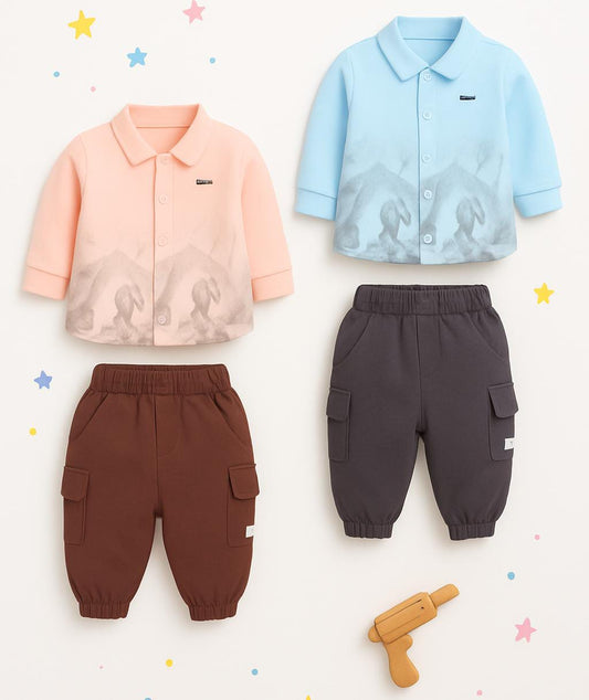 Baby Boys’ Kangaroo Cargo Coord Set – Adventure Ready