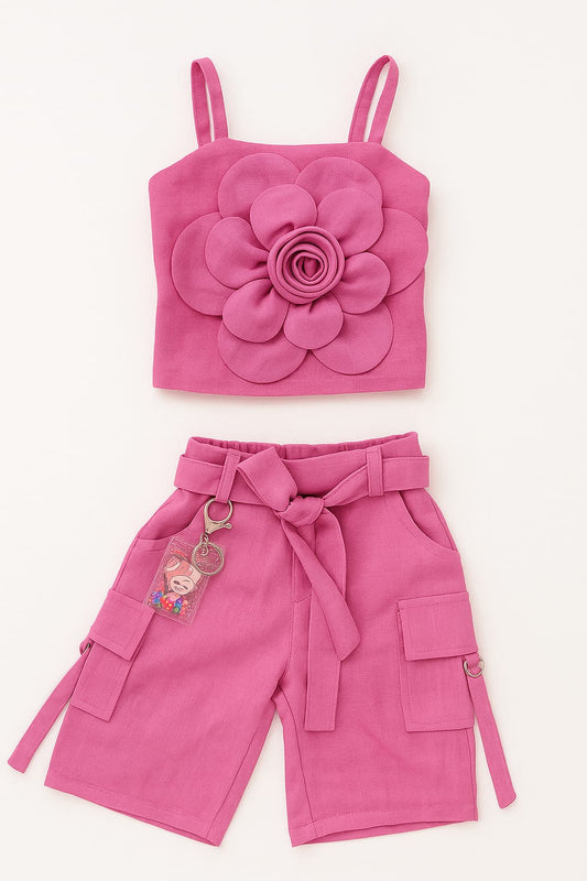 Bold Bloom Cord Set – Matching Outfits for Baby & Toddler Girls