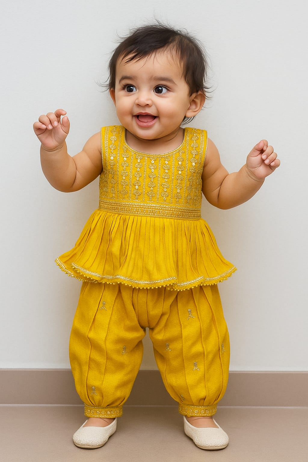 Mustard Yellow Ethnic Set