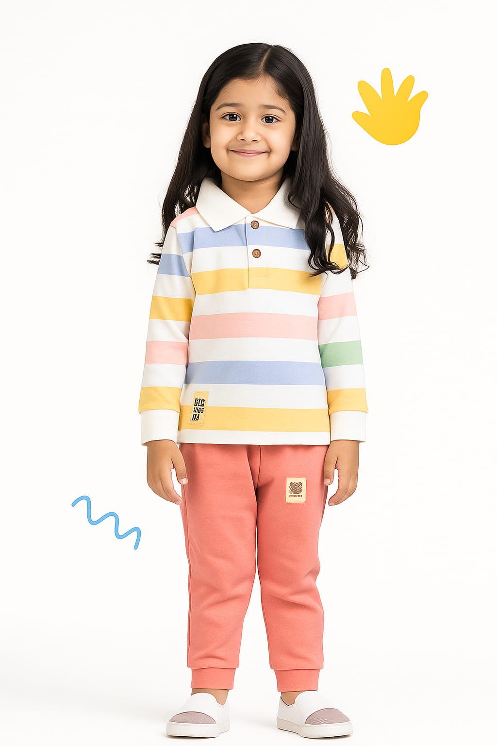 Aloha Stripes Coord Set – Comfort for Boys & Girls