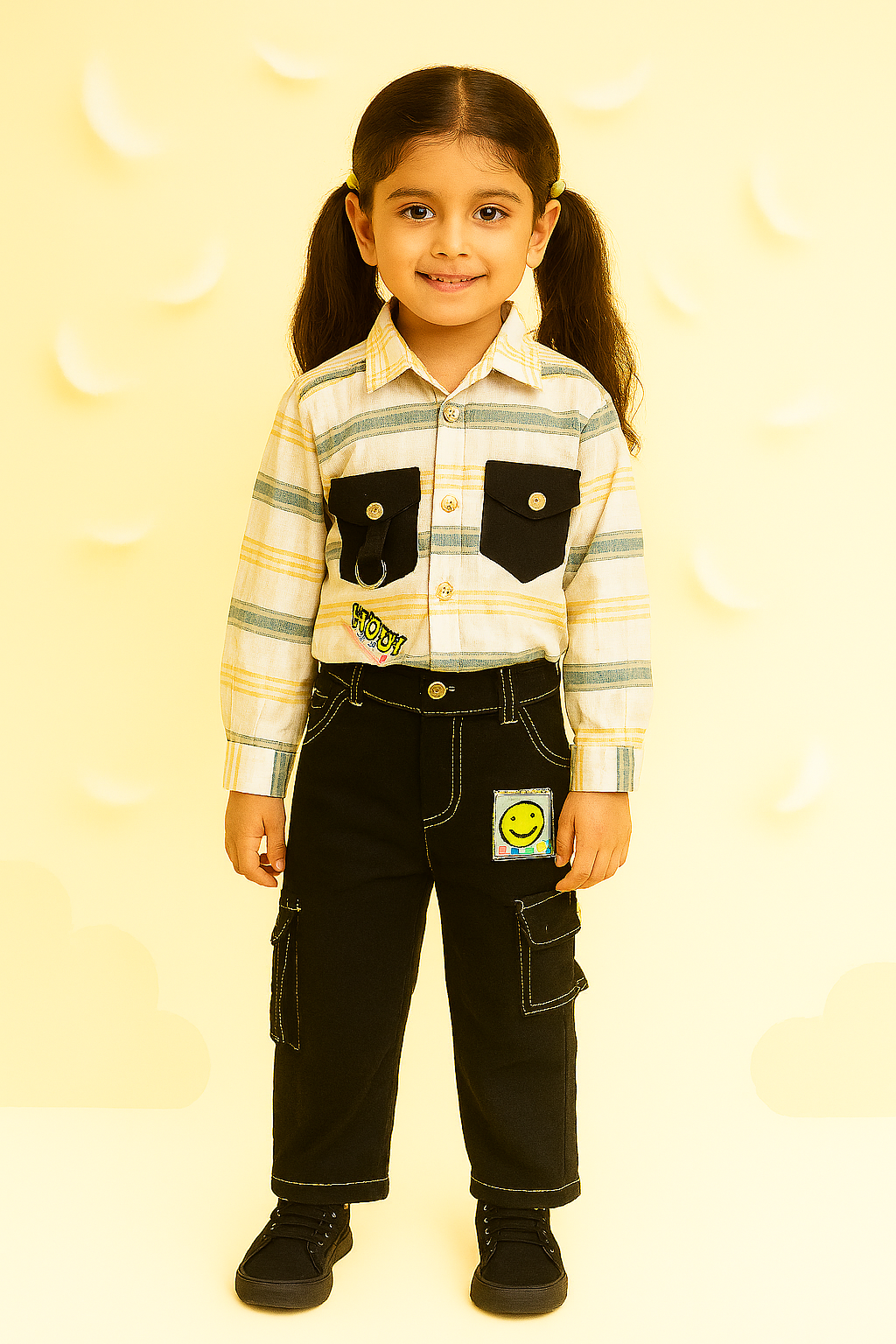Striped Shirt & Cargo Pants Co-ord Set – Classic Cool