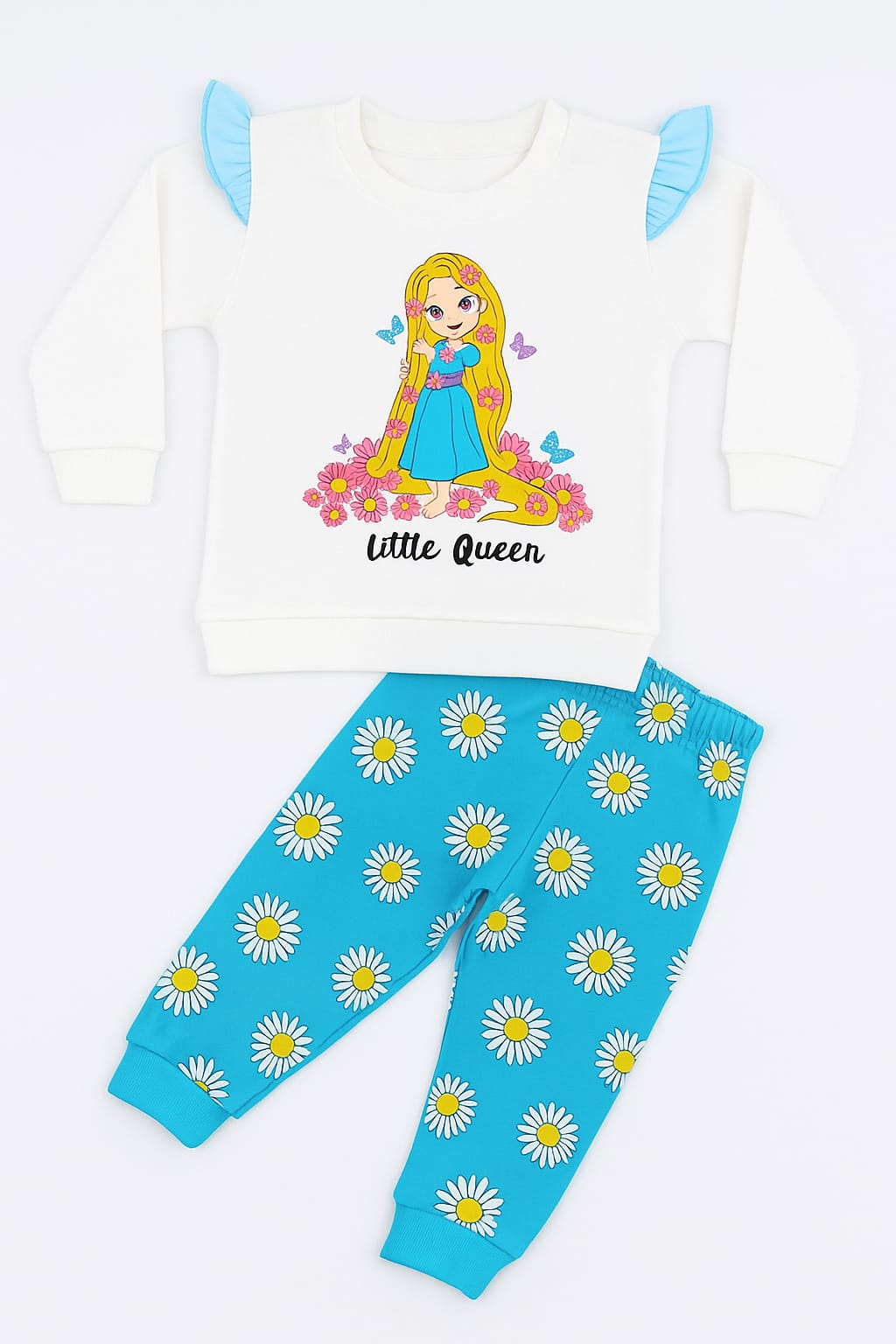 Little Queen Floral Print comfort Cord Set