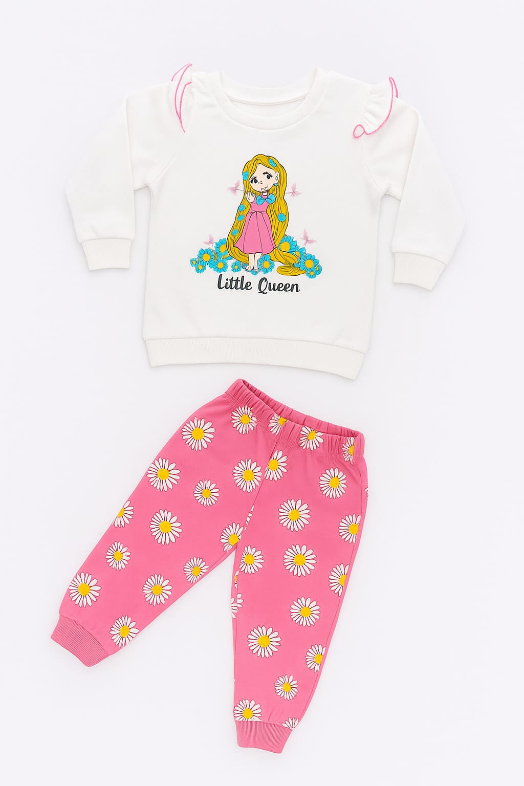 Little Queen Floral Print comfort Cord Set