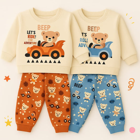 Teddy Car Adventure Comfart Set for Boys