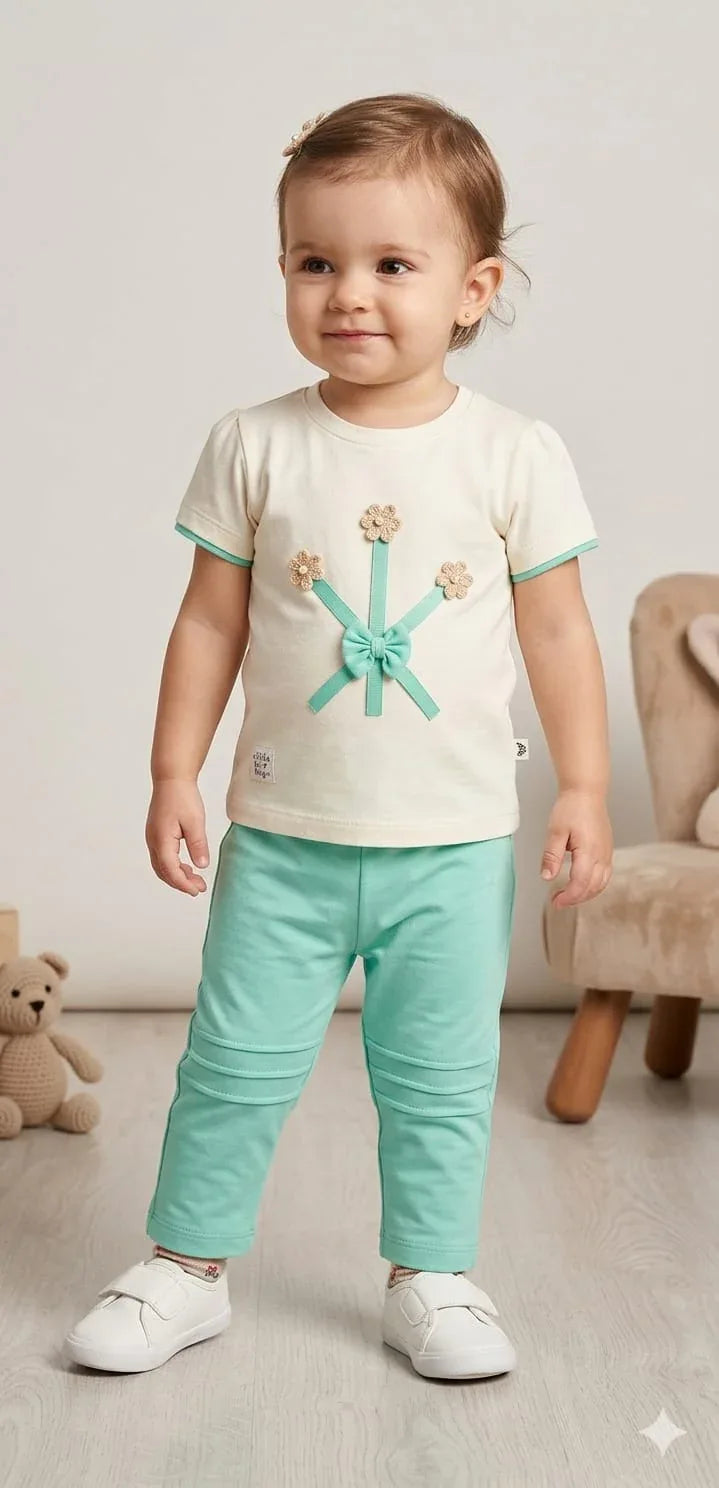 Mint Kids Girls Yellow Co-ord Set (2โ5Y)