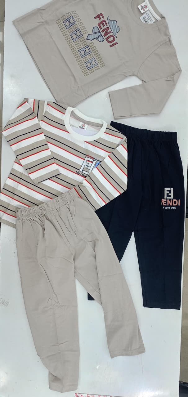 Mint Kids Graphic Top & Pants Set