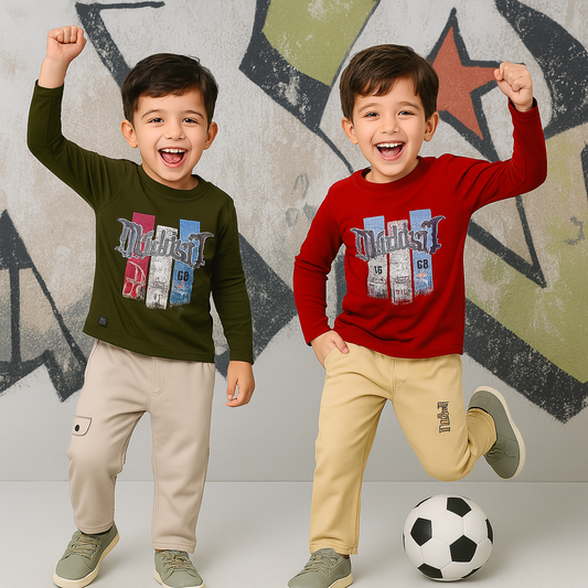 “Urban Play Full Sleeve Twin Set