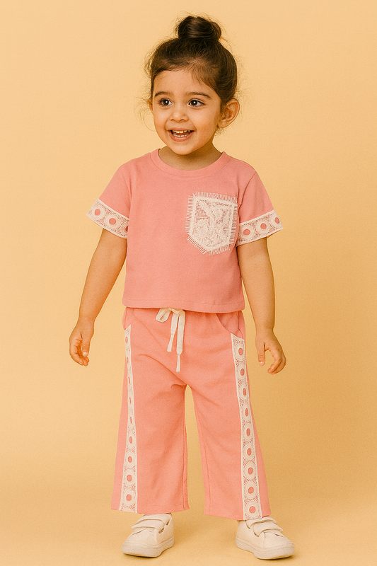 Kids Cotton Co-Ord Set (1–7 Years) – 4 Colours
