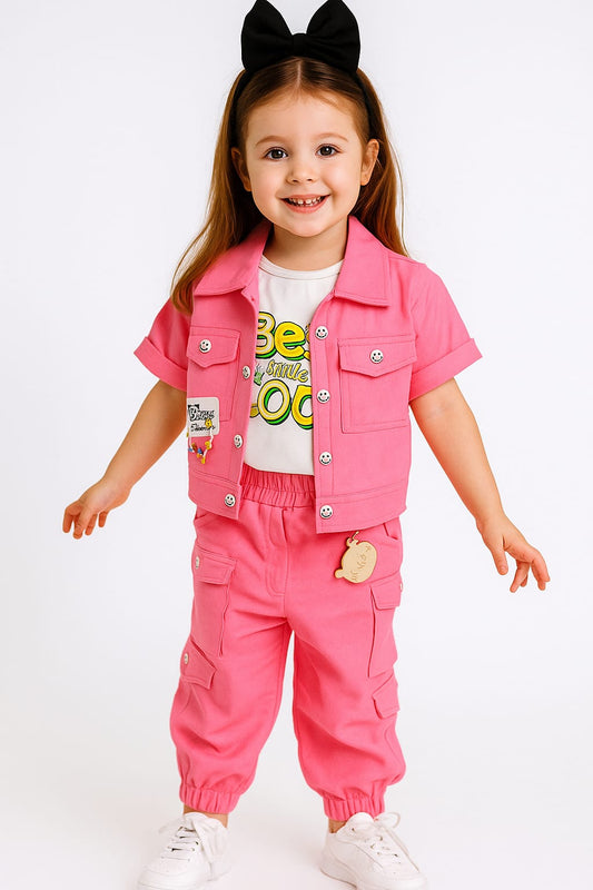 Hot Pink Cargo Coord Set – Be Cool Edition