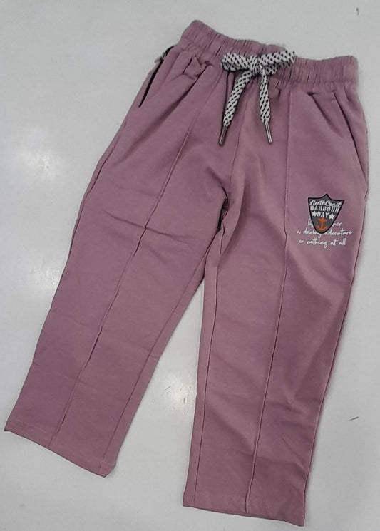 Dusty Pink Harbour Badge Jogger Pants