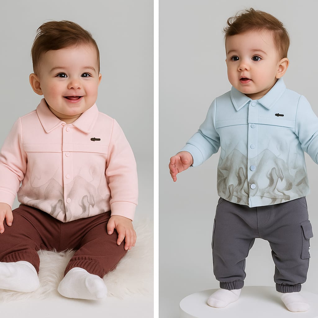Baby Boys’ Kangaroo Cargo Coord Set – Adventure Ready