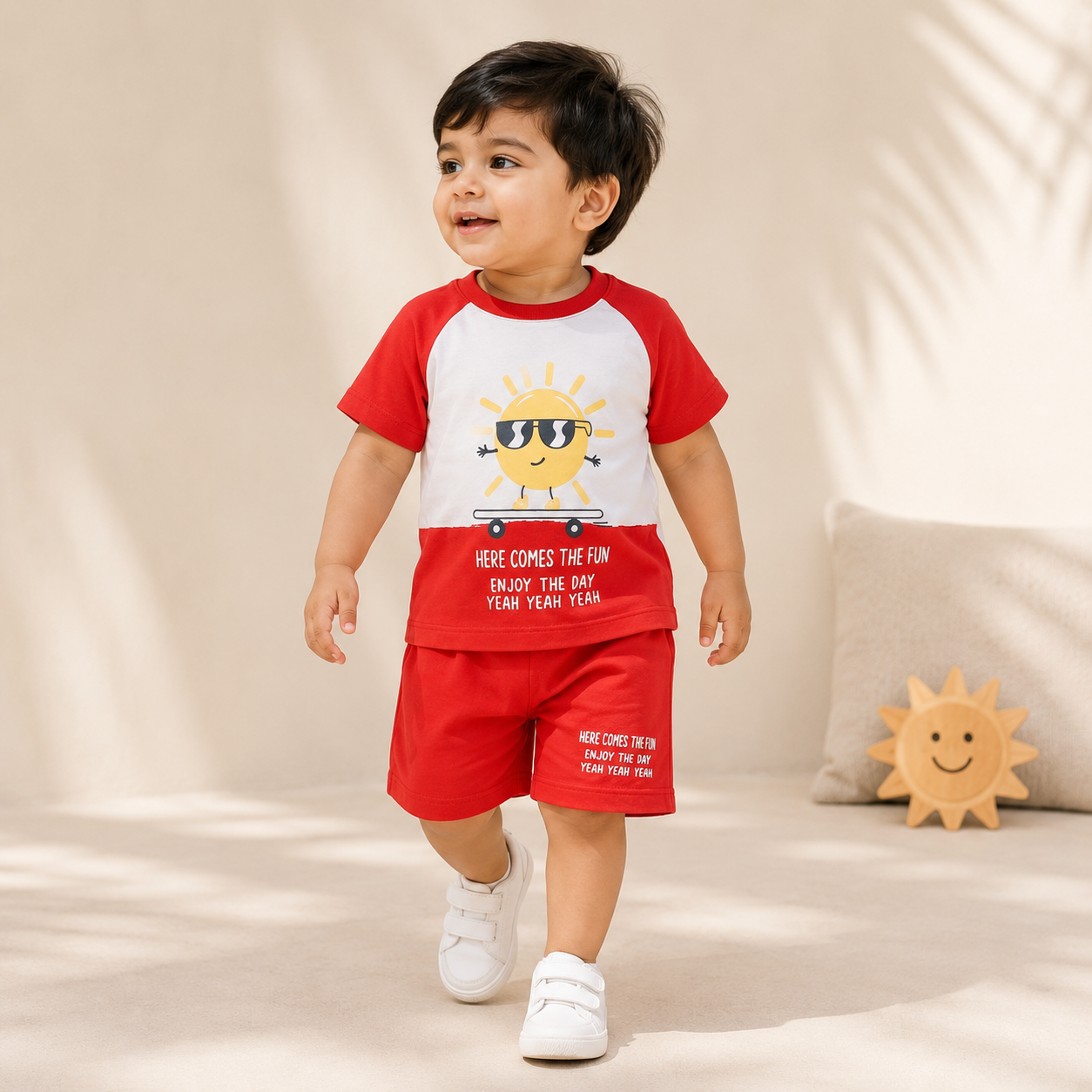 Here Comes the Fun Sun Raglan Coord Set