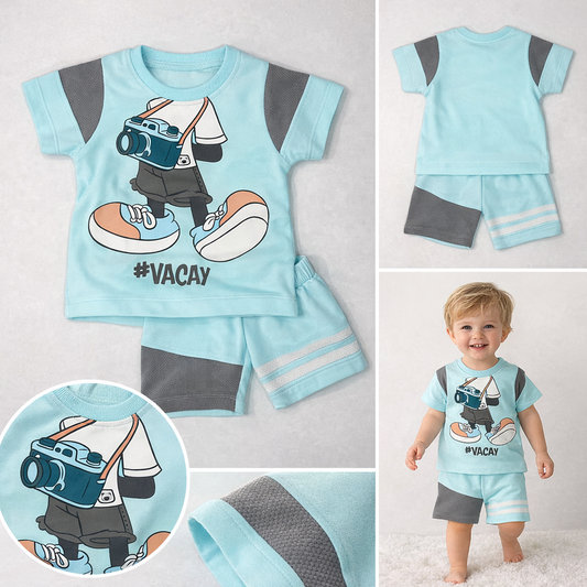 Boys Vacay Co-ord Set (1–3 Yrs)