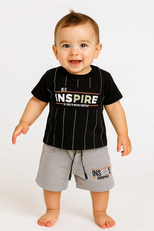 Be Inspire – Boys' T-Shirt & Shorts Set