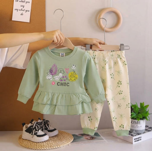 Chic Ruffle Coord Set