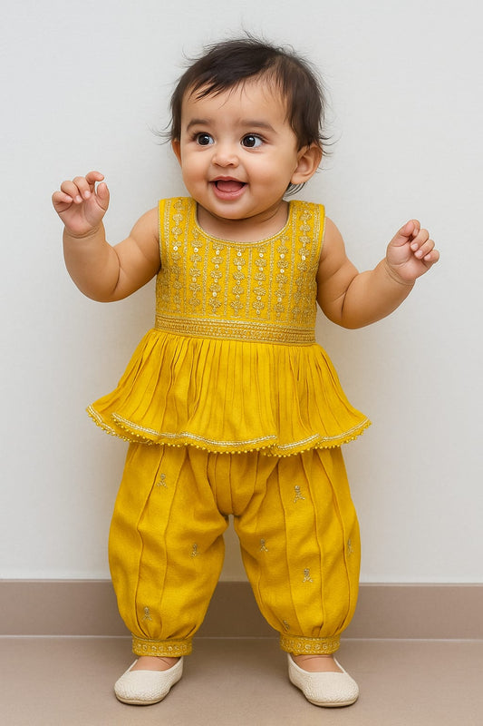 Mustard Yellow Ethnic Set