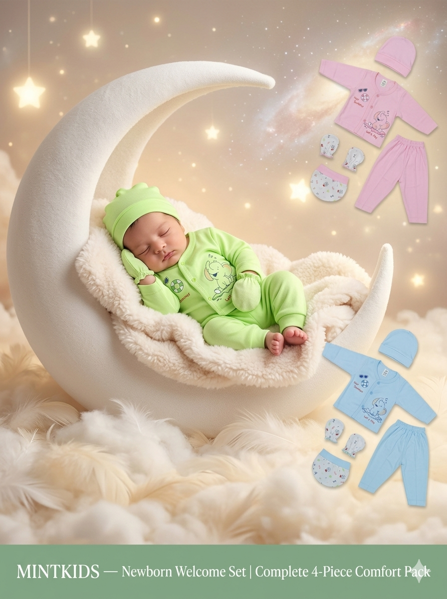 Newborn Welcome Set 4-Piece Comfort Pack