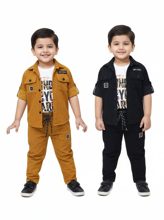 Stylish Boys Shirt & Pant Set – 1 to 5 Years