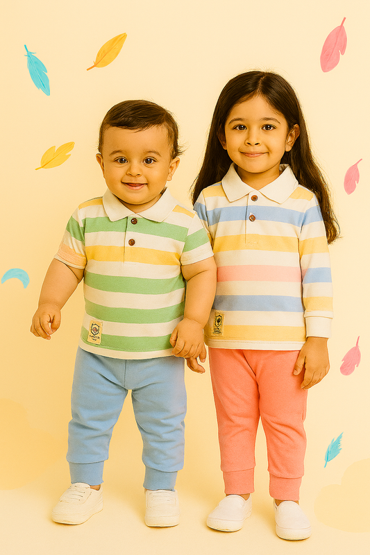Aloha Stripes Coord Set –  Comfort for Boys & Girls