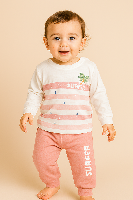 Surfer Stripes Baby Outfit