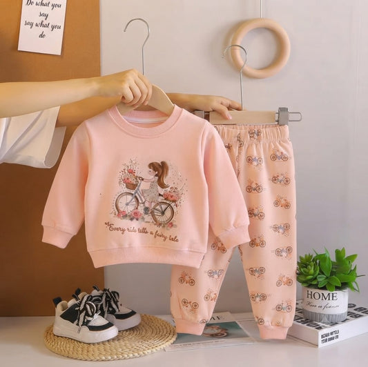 Fairy Tale Bicycle Girl Coord Set