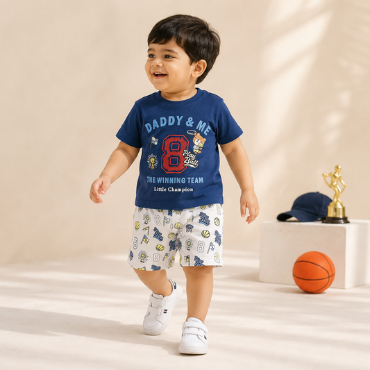 Daddy & Me Little Champion Coord Set
