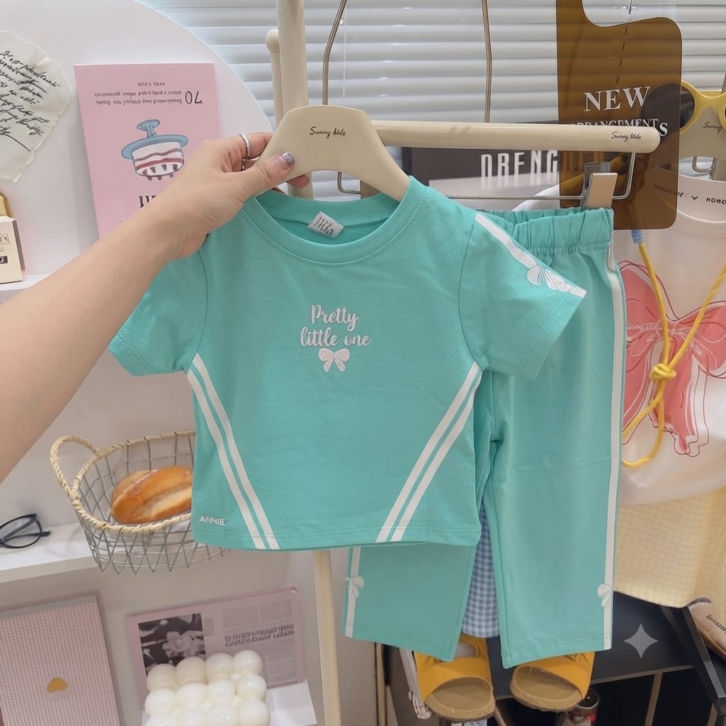 Little One Bow Coord Set