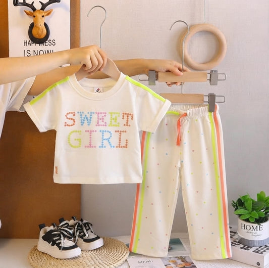 Rainbow Stripe Coord Set