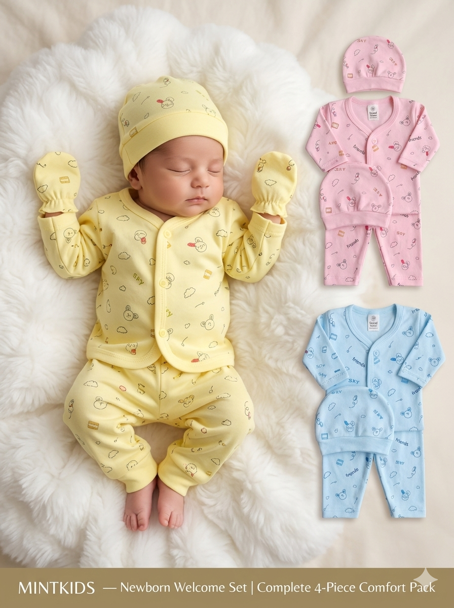 Newborn Welcome Set 4-Piece Comfort Pack