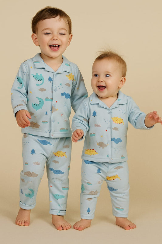 Whimsical Dinosaur Pajamas for Toddlers