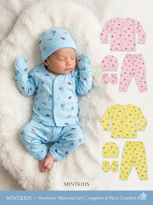 Newborn Welcome Set – 4-Piece Comfort Pack