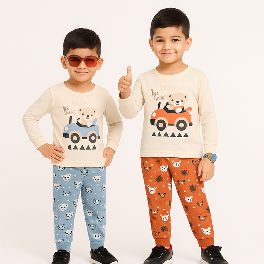 Teddy Car Adventure Comfart Set for Boys