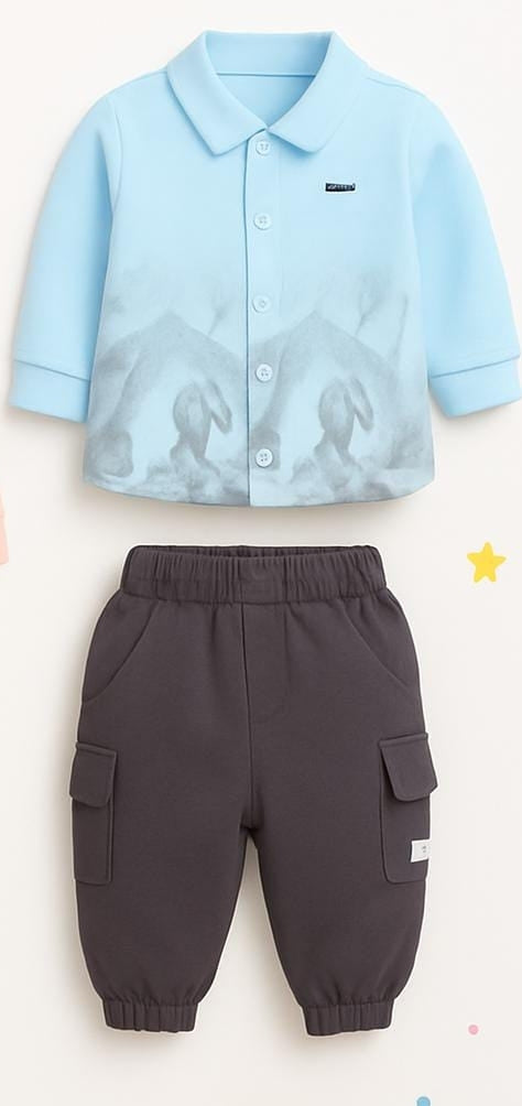Baby Boys’ Kangaroo Cargo Coord Set – Adventure Ready