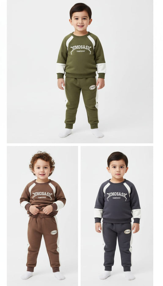 Mosaic Printed Sweatshirt & Jogger Set (01–05 Years)