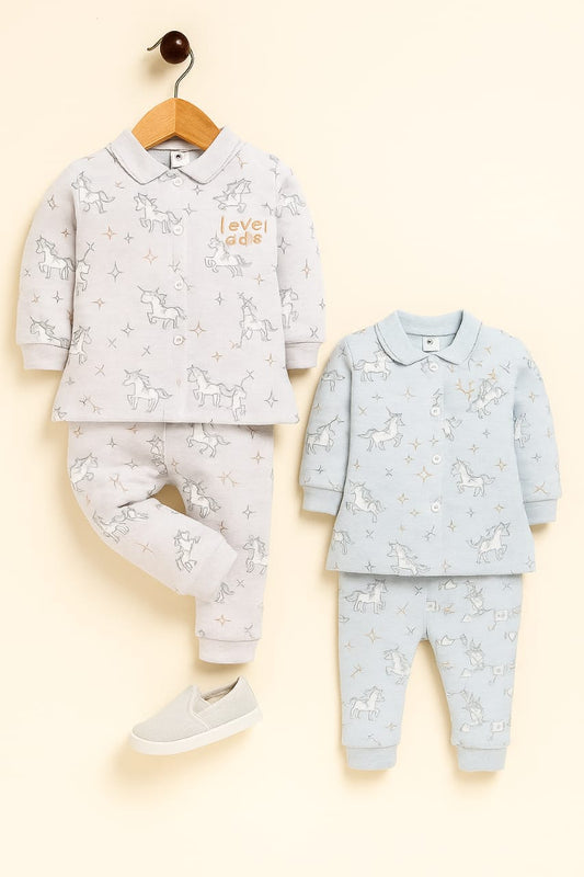 Lovely Origami Print Baby Co-ord Set – Premium Cotton Comfortwear